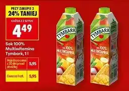 Biedronka Sok 100 Multiwitamina Tymbark , 1l oferta