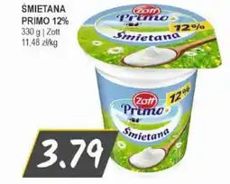 Słoneczko Śmietana primo 12% zott oferta