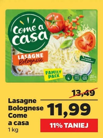 Netto Lasagne Bolognese Come a casa oferta