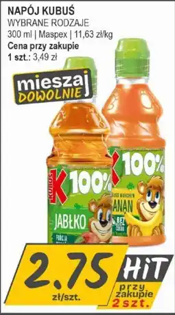 Słoneczko Napój kubuś Maspex oferta