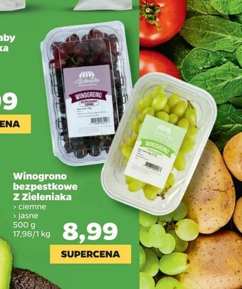 Netto Winogrono bezpestkowe Z Zieleniaka oferta