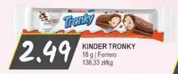 Słoneczko Kinder tronky ferrero oferta