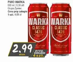 Słoneczko Piwo warka grupa żywiec oferta