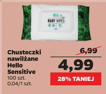 Netto Chusteczki nawilżane Hello Sensitive oferta