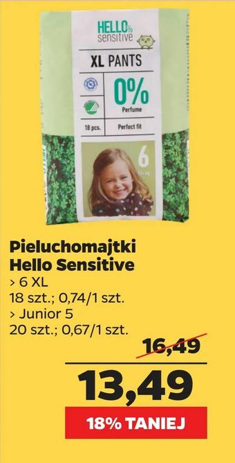 Netto Pieluchomajtki Hello Sensitive oferta