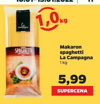 Netto Makaron spaghetti La Campagna oferta