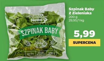 Netto Szpinak Baby Z Zieleniaka oferta
