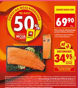 Biedronka Filet z łososia atlantyckiego, porcja rodzinna, Marinero oferta