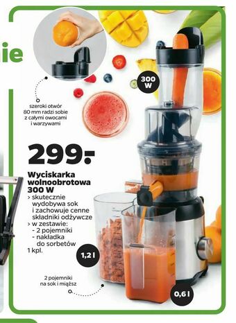 Netto Wyciskarka wolnoobrotowa 300 W oferta
