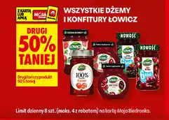 Biedronka Dżemy i konfitury Łowicz oferta