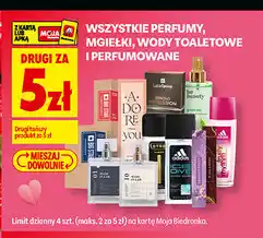 Biedronka Wszystkie perfumy, mgiełki, wody toaletowe i perfumowane oferta