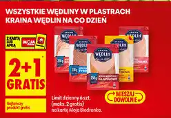 Biedronka Wędliny w plastrach Kraina Wędlin na co dzień oferta