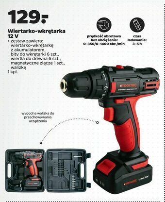 Netto Wiertarko-wkrętarka 12 V oferta