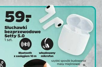 Netto Słuchawki bezprzewodowe Setty 5,0 oferta