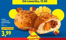 Lidl Pączek z nadzieniem karmel-mango oferta