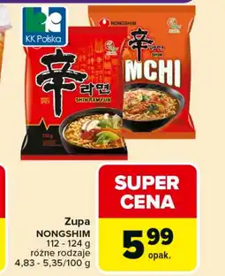 Carrefour Zupka błyskawiczna Nongshim oferta
