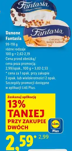 Lidl Jogurt Danone oferta