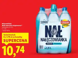 Lidl Woda niegazowana Nałęczowianka oferta