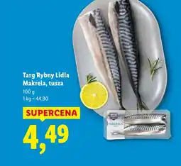 Lidl Makrela Targ rybny Lidla oferta