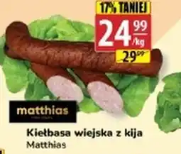 API MARKET Kiełbasa wiejska z kija Matthias oferta