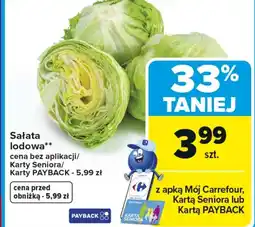 Carrefour Market Sałata lodowa Carrefour oferta