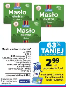 Carrefour Market Masło Lumiko oferta