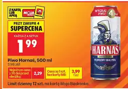 Biedronka Piwo Harnaś oferta