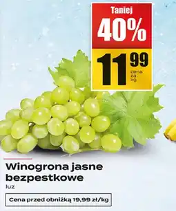 Supeco Winogrona jasne bezpestkowe luz oferta