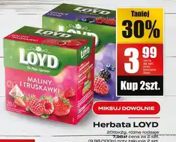 Supeco Herbata Loyd maliny z truskawką oferta