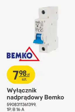 Castorama Wyłącznik nadprądowy Bemko oferta