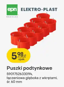 Castorama ELEKTRO-PLAST Puszki podtynkowe oferta