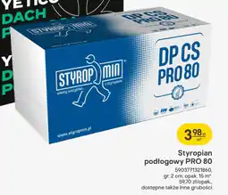Castorama Styropian podłogowy PRO 80 oferta