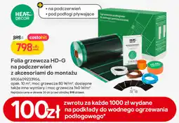 Castorama HEAT DECOR Folia grzewcza HD-G na podczerwień z akcesoriami do montażu oferta