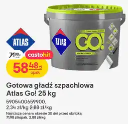 Castorama Gotowa gładź szpachlowa Atlas Go! oferta