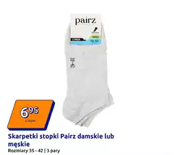 Action Skarpetki stopki Pairz damskie lub męskie oferta