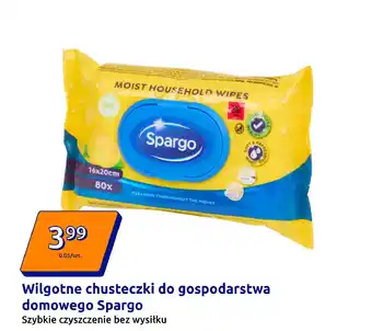 Action Wilgotne chusteczki do gospodarstwa domowego Spargo oferta