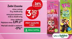 Żabka Żelki Zozole (różne rodzaje) oferta