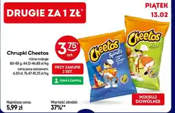 Żabka Chrupki Cheetos różne rodzaje oferta