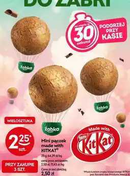 Żabka Mini pączek made with KITKAT oferta