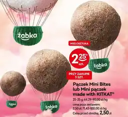Żabka Pączek Mini Bites lub Mini pączek made with KITKAT oferta