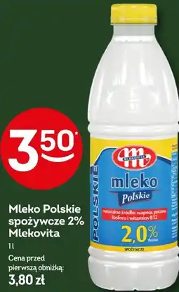 Żabka Mleko Polskie spożywcze 2% Mlekovita oferta