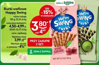 Żabka Rurki waflowe Happy Swing oferta