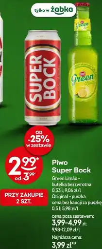 Żabka Piwo Super Bock oferta