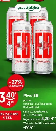 Żabka Piwo EB oferta