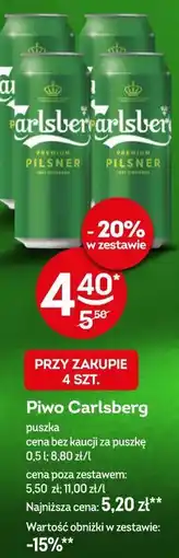 Żabka Piwo Carlsberg oferta