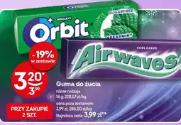 Żabka Guma do żucia Orbit / Airwaves oferta