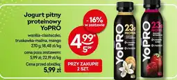 Żabka Jogurt pitny proteinowy YoPRO oferta
