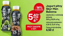 Żabka Jogurt pitny Skyr Men Bakoma oferta