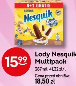 Żabka Lody Nesquik Multipack oferta