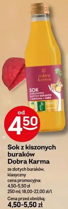 Żabka Sok z kiszonych buraków Dobra Karma oferta